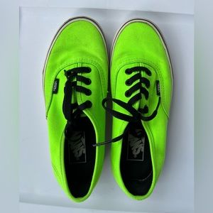 Neon green vans